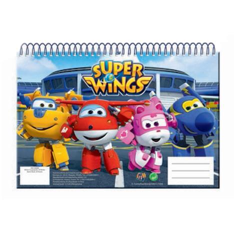 Super Wings A4 Spiral Sketch Book  £1.69