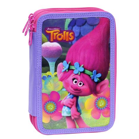 Trolls Double Decker Filled Pencil Case   £10.99