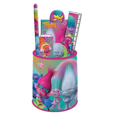 Troll 6 Piece Pencil Pot Stationery Set   £2.99