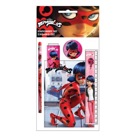 Miraculous Ladybug 5 Piece Stationery Set  £1.49