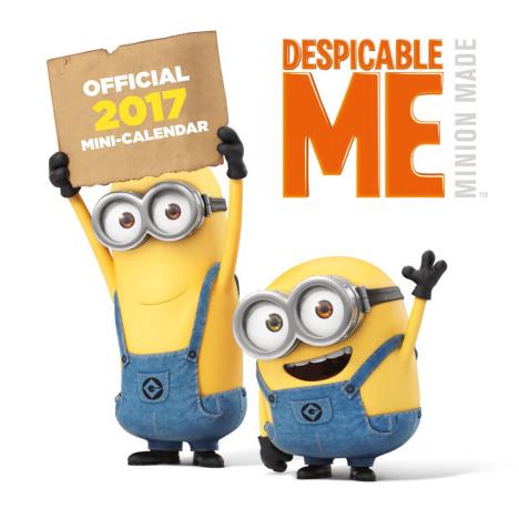 Minions 2017 Mini Square Calendar  £5.49