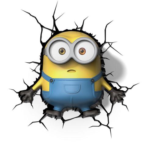 Minion Bob 3D Deco Wall Light  £39.99