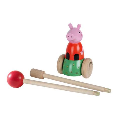 Personalised Peppa Pig Wooden Push Along  £24.99