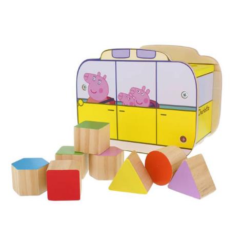 Personalised Peppa Pig Shape Sorter Camper Toy  £24.99