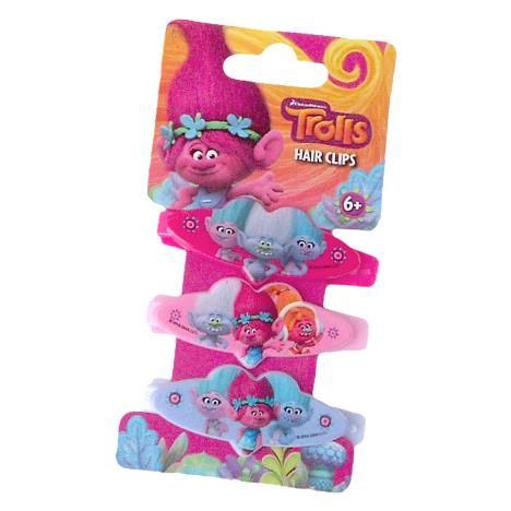 Trolls Hair Clips Set of 3  £1.29