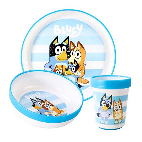 Bluey Non Slip Premium Microwavable Mealtime Set  £13.99