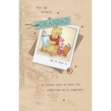 Grandad Disney Winnie the Pooh Birthday Card  £2.99