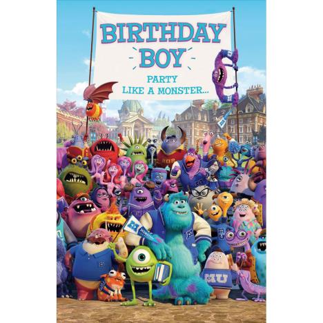 Birthday Boy Monsters University Birthday Card  £1.89