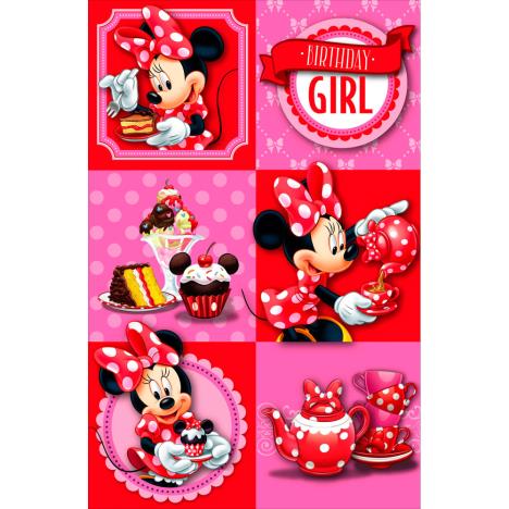 Birthday Girl Disney Minnie Mouse Birthday Card  £1.89