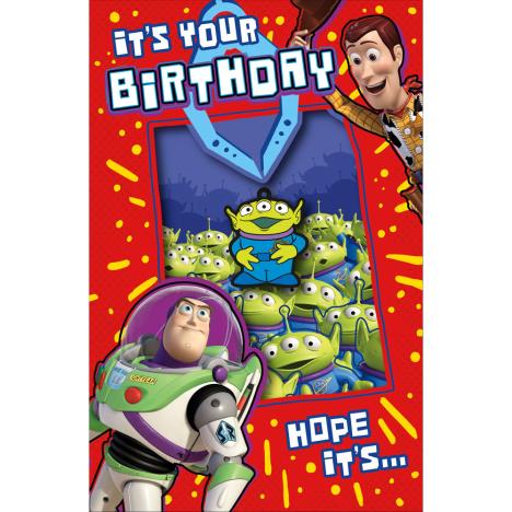Disney Toy Story Birthday Card and Key Ring  £3.99