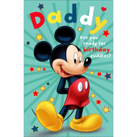 Daddy Mickey Mouse Pop Up Birthday Card  £3.45