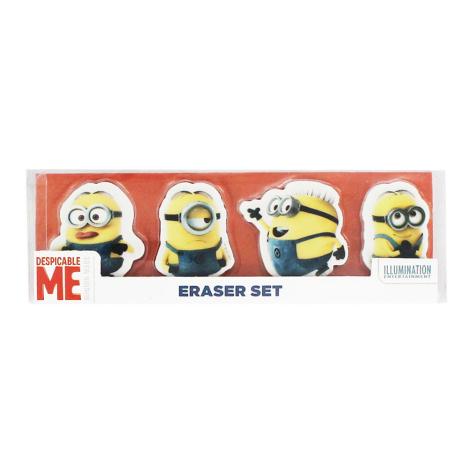 Minion Set of 4 Erasers  £1.49