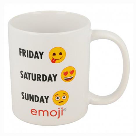 Emoji Days 11oz Ceramic Mug  £2.99
