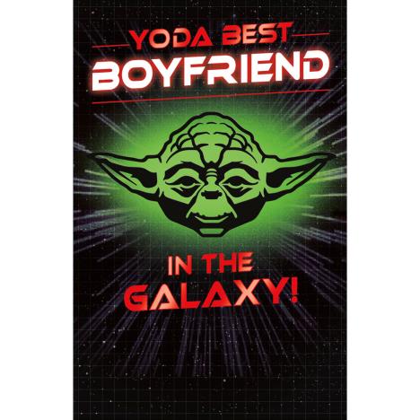Yoda Best Boyfriend Star Wars Birthday Card  £2.99