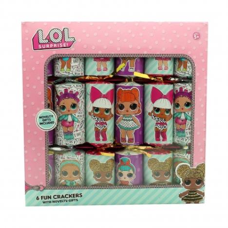 LOL Surprise Pack of 6 Fun Crackers  £15.49