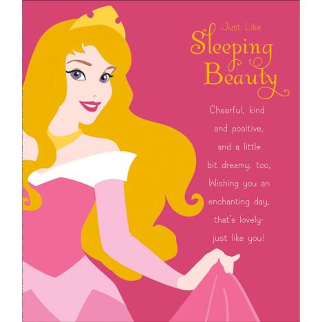 Sleeping Beauty Disney Princess Birthday Card  £1.89