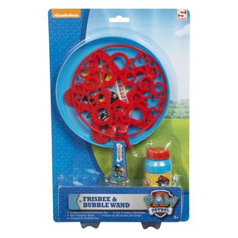 Paw Patrol Frisbee & Giant Bubble Wand Set  £4.49