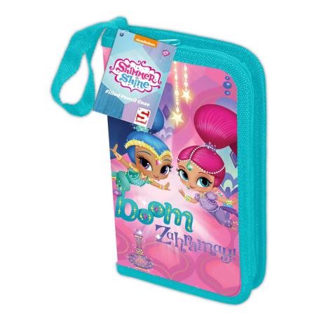 Shimmer & Shine Single Zip Filled Pencil Case  £4.99