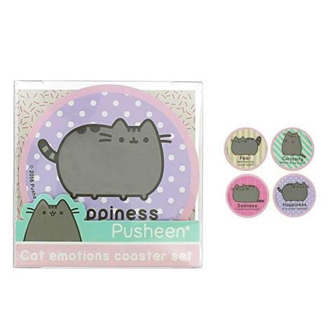 Pusheen Set of 4 Coasters  £6.99