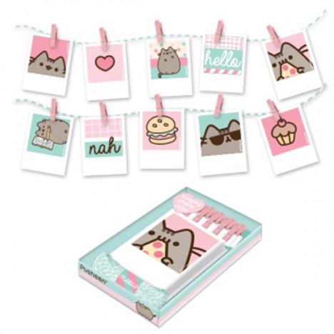 Pusheen Hanging Photo Clips  £3.99