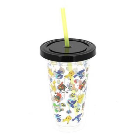 Pokemon Plastic Beaker With Straw  £5.99