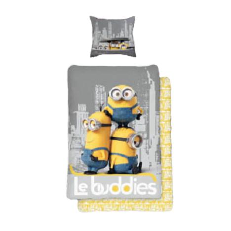 Le Buddies Minions Grey Single Duvet Cover Set   £15.99