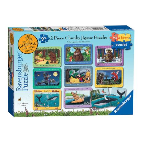 Gruffalo & Other Stories 9 x 2pc Chunky Puzzles  £11.99
