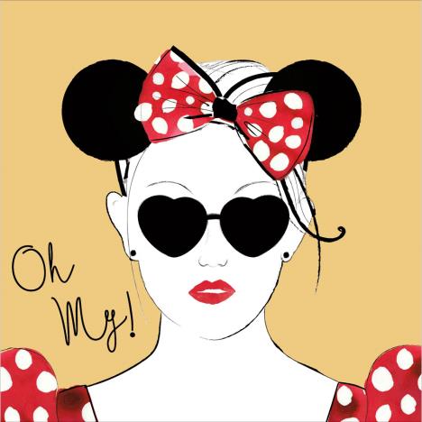 Oh My Disney Minnie Mouse Card  £1.99