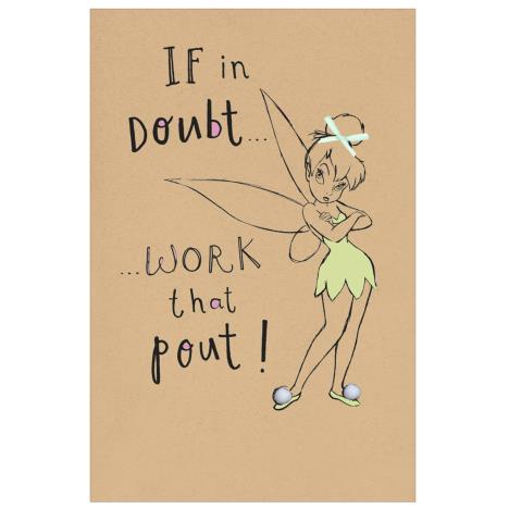 Disney Fairies Tinkerbell If In Doubt Card  £2.49