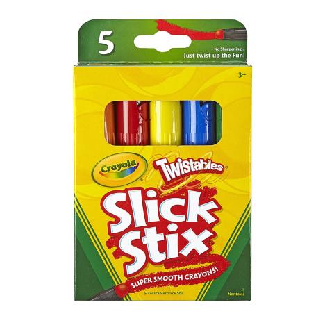 Crayola Twistables Slick Stix Super-Smooth Crayons (Pack of 5)  £2.65