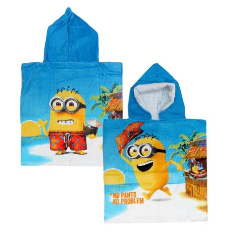Minions No Pants No Problem Hooded Towel Poncho  £7.99