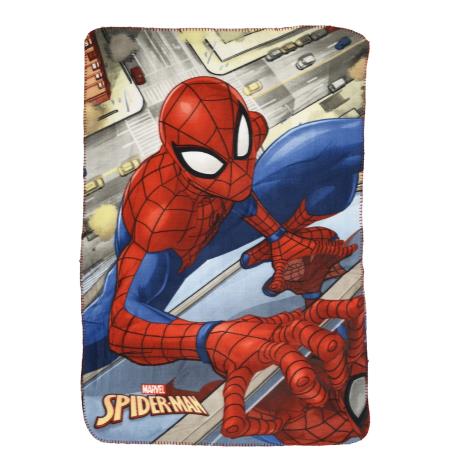 Spiderman Climbing Building Fleece Blanket  £5.99