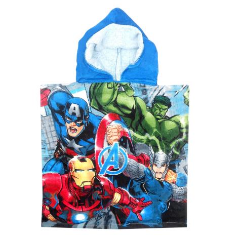 Marvel Avengers Kids Hooded Bath Beach Towel Poncho  £7.99