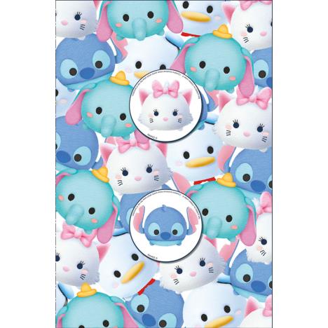 Disney Tsum Tsum Card With Two Badges  £2.49