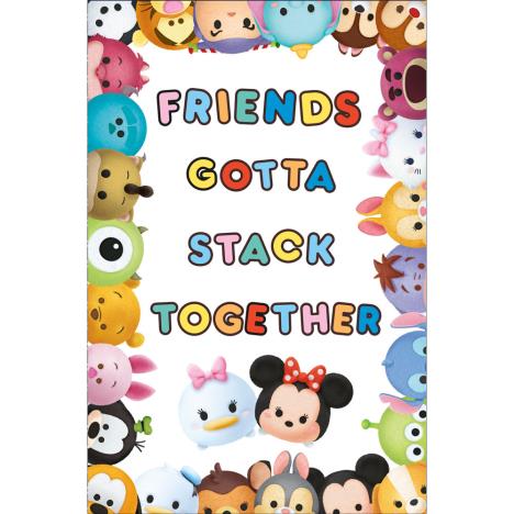Friends Stack Together Disney Tsum Tsum Card  £1.99