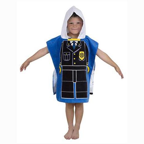 Lego City Police Heroes Hooded Towel Poncho  £4.99