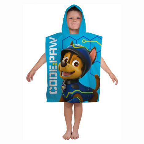 Paw Patrol Spy Character Hooded Towel Poncho  £7.49