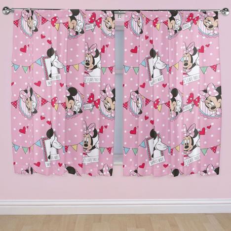 Minnie Mouse Cafe 54" Curtains  £18.99