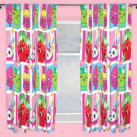 Shopkins Shopaholic 72" Curtains   £14.99