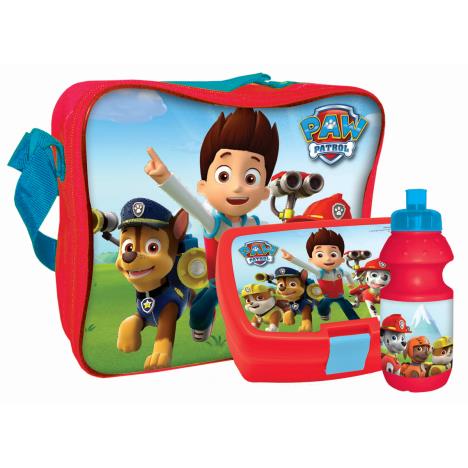 Paw Patrol Lunch Bag Sandwich Box & Drinks Bottle Set   £8.99