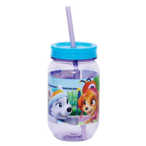 Paw Patrol 550ml Mason Jar Tumbler Cup with Straw   £1.99