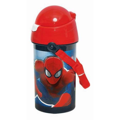 Ultimate Spiderman 500ml Flip Top Drinks Bottle With Strap   £2.99