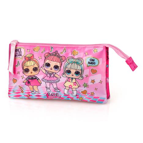 LOL Surprise 3 Compartment Pencil Case  £9.49