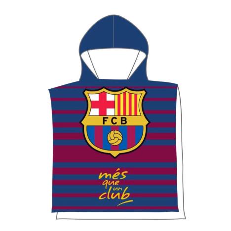 FC Barcelona Hooded Towel Poncho  £8.99