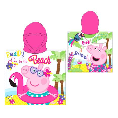 Peppa Pig Read For The Beach Hooded Towel Poncho  £9.99