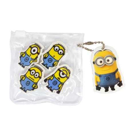 Minions Mini Eraser Set In Pouch  £1.99