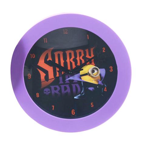 Sorry Im Bad Minions Dracula Wall Clock  £4.99