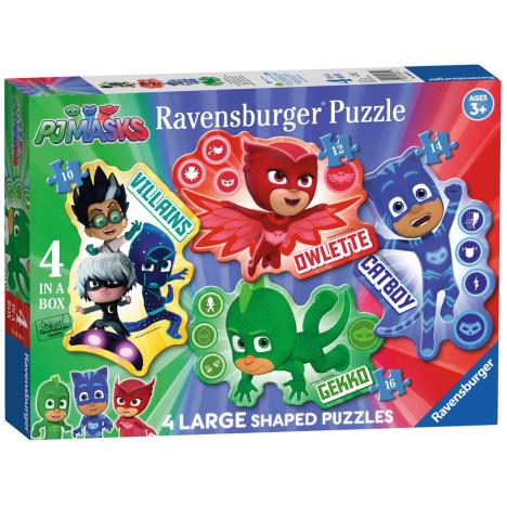 PJ Masks 4 Large Shaped Jigsaw Puzzles  £11.99