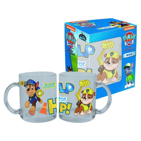 Paw Patrol Yelp For Help Glass Mug  £2.49