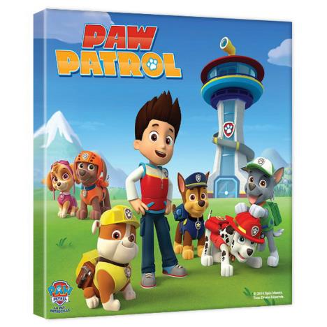 Paw Patrol Canvas Print (35cm x 35cm)  £4.99
